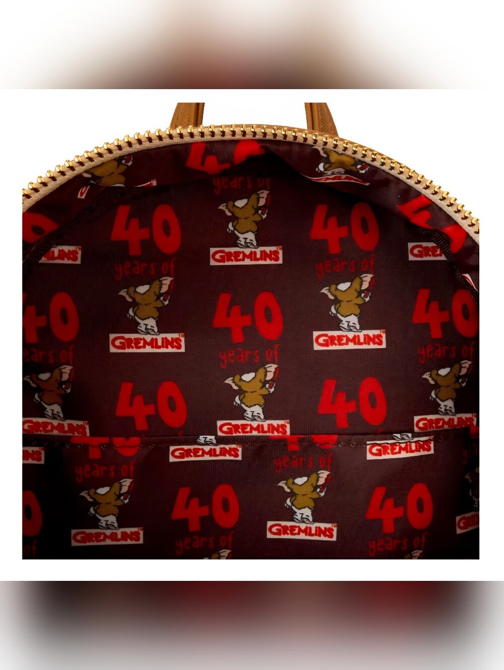 Loungefly Gremlins 40th Anniversary Gizmo Mogwai Box Backpack 🤎 - Picture 7 of 8